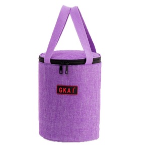Cation Simple Handheld Cylinder Insulated Lunch Bag Lunch Box Bag, Portable Lunch Bag Waterproof Picnic Bag I