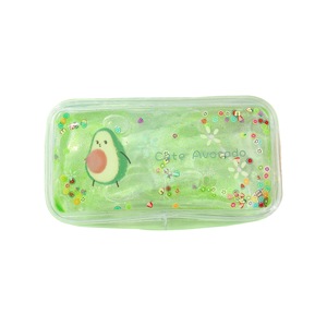 Cosmetics Bag Waterproof Fashion Cartoon Pencil Case Transparent School Pen Box for Home