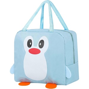 Insulated Lunch Bag, Reusable Cooler Bag, Cartoon Lunch Box Container, Tote Lunch Bag with Zipper, Easy Clean Lunch Box Bag