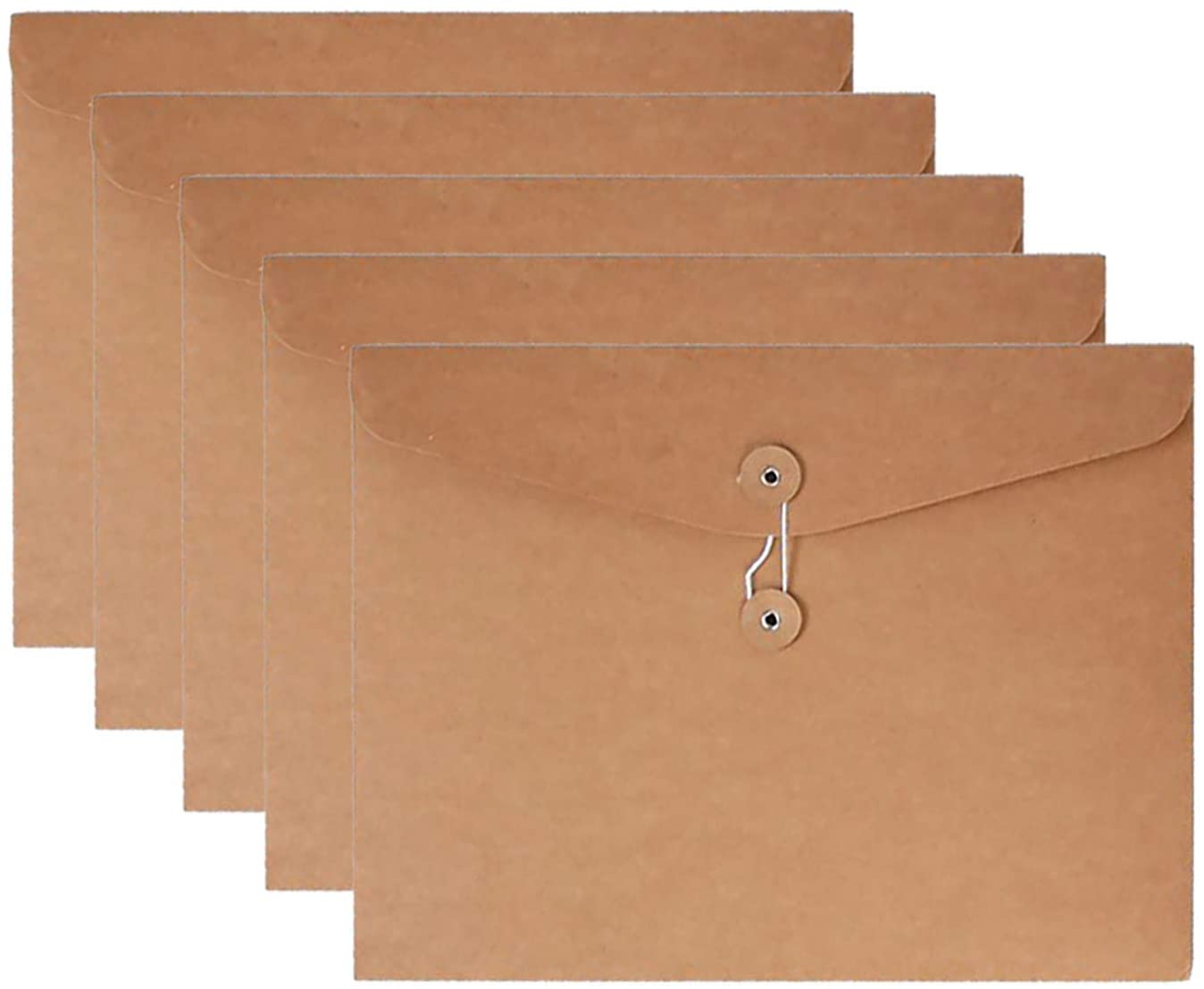 Buy Kraft String Envelope File Folder Project Pockets File Jacket ...