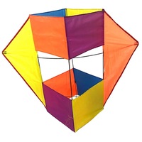 Large Cube Box Shape Kite Soft Kite Tear-resistant Kite Outdoor Sports Game Quality Easy to Fly Stereo Huge Kites