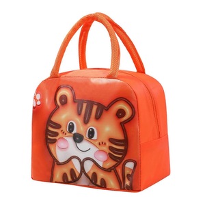 Lunch Box Bag Kawaii Portable Food Thermal Bag Stylish Stain Resistant Lunch Box Tote Bag for School