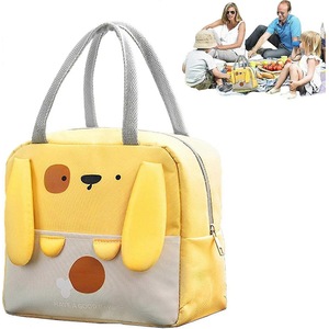 Lunch Box Bags For Women, Reusable Cartoon Animal Lunch Tote, Insulated Meal Prep Lunch Box Bag For School Work, Portable Lunch Cooler Bento Boxes Bag