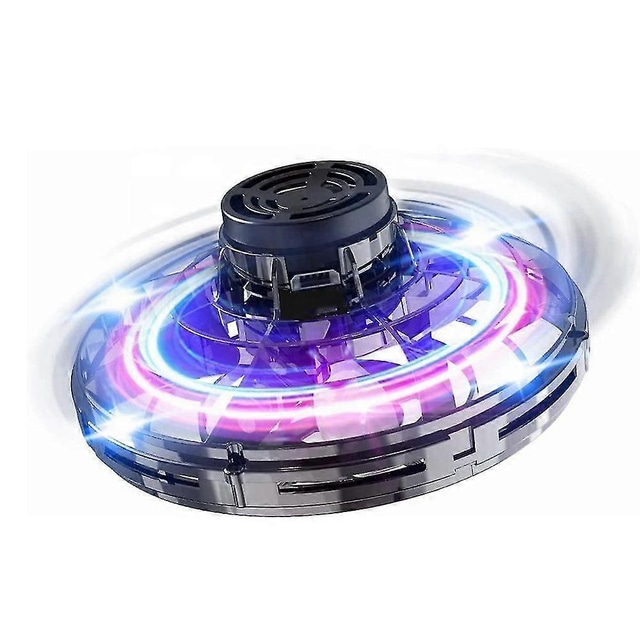 Buy Mini Drone Led Ufo Type Flying Helicopter Spinner Fingertip Flight ...
