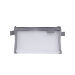 Multifunctional Mesh Pen Bag Pencil Case Makeup Tool Bag Storage Pouch Purse