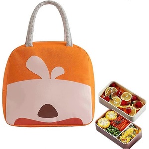 Portable Lunch Bag, Insulated Lunch Bag, Kids Lunch Bag, Insulated Lunch Box Bags, Insulated Lunch Bag for Work Women, for Kids, Women (Orange)
