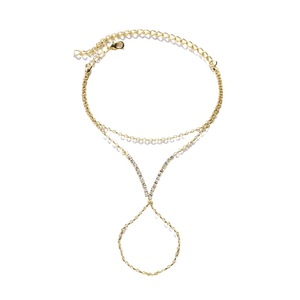 Slave Bracelet for Women Sparkling Layered Hand Chain Stackable Bracelets Minimalist Finger Ring Bracelet Crystal Chains Hand Jewelry for Women Prom