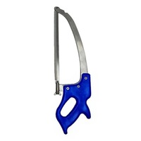 Butchers Handsaw Stainless Steel 12" Bone saw Meat Handsaw - Blue