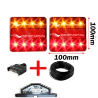 Roxom LED Boat Trailer Light Kit 100 x 100 Boat Trailer