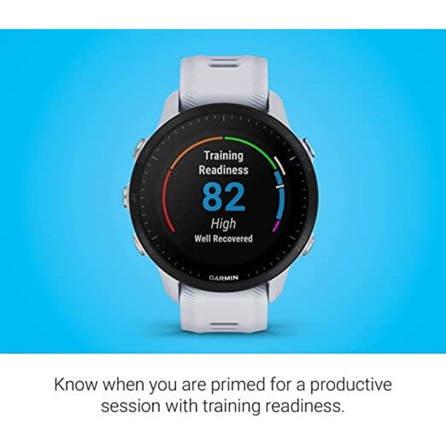 Garmin Forerunner 955 GPS Running Smartwatch - White - Open Never Used