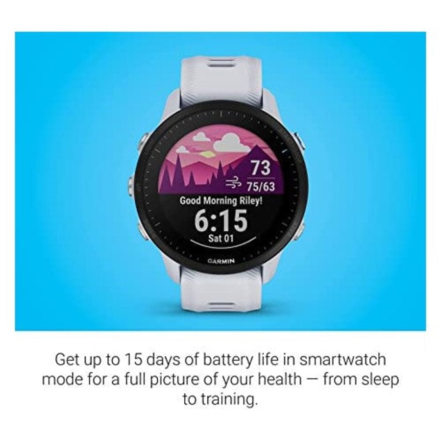Garmin Forerunner 955 GPS Running Smartwatch - White - Open Never Used