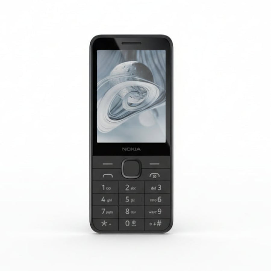 Nokia 215 4G VoLTE Feature Phone with Long Battery Life - Black