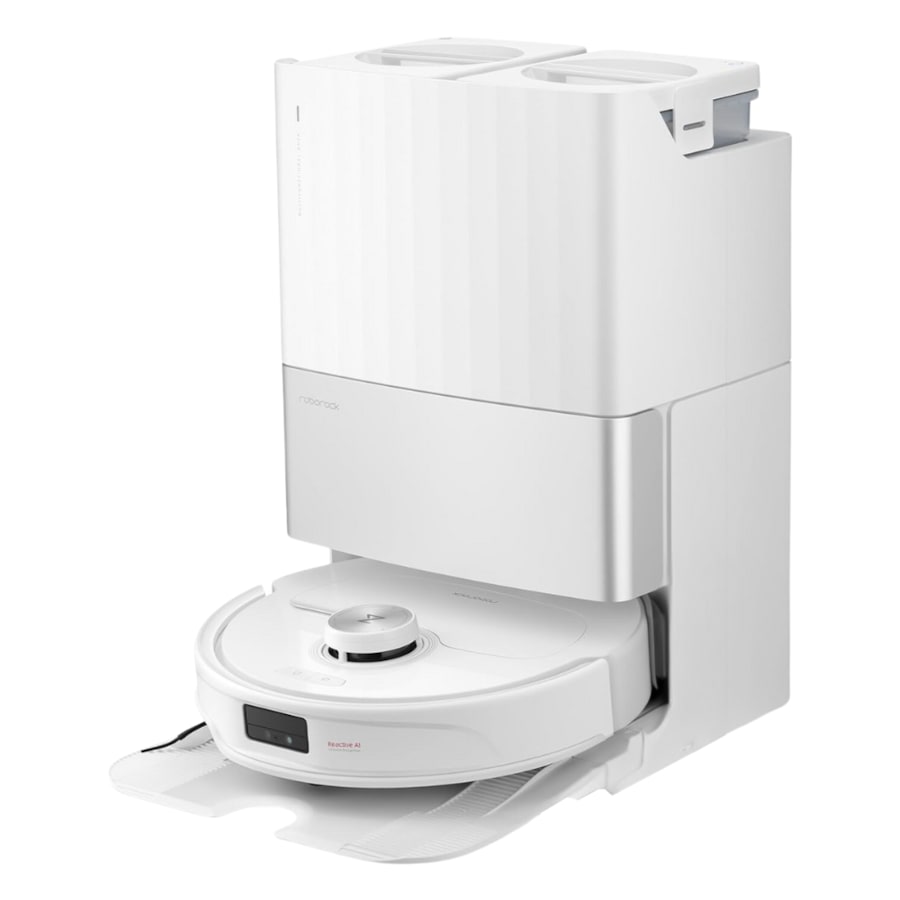 Roborock Qrevo Master Robotic Vacuum Cleaner with Multifunctional Dock - White