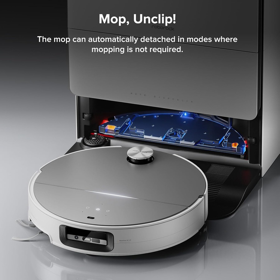 Buy Roborock Saros 10 Robot Vacuum Mop Ultra-Slim 22000Pa Suction Power ...