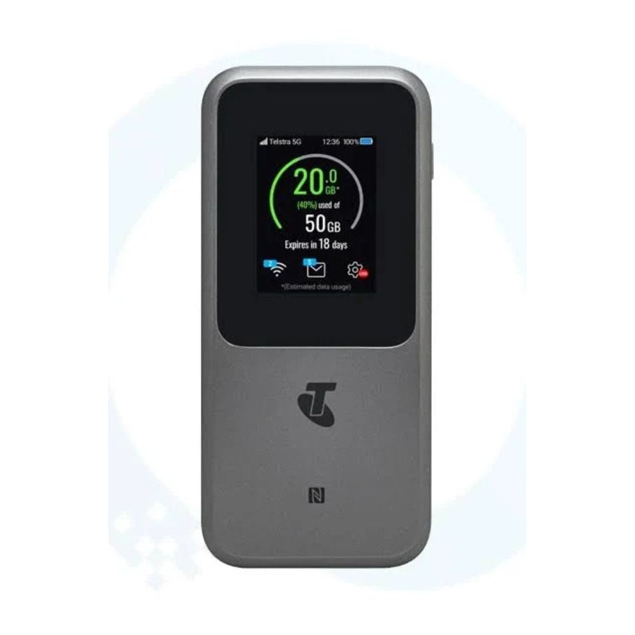 Buy Telstra 5G Hotspot Grey – Portable WiFi Router for Fast ...