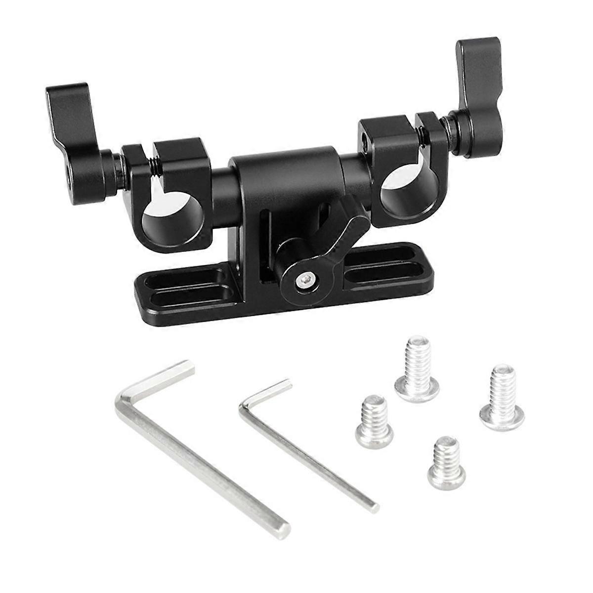Camera Rig Rod Clamp Buy Adjustable 15mm Dual Rod Clamp with 360 Swivel Rod Adapter for Rod ...
