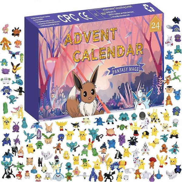 Buy JOYBUY 2025 Christmas Pikachu Advent Calendar Blind Box Kit M36