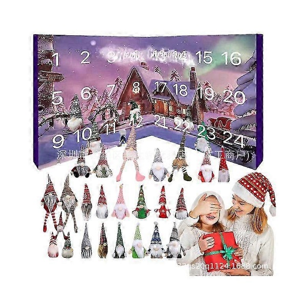 Buy JOYBUY 2025 Plush Gnome Halloween Advent Calendar Christmas Blind