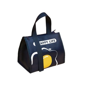Portable Insulated Thermal Cooler Lunch Box Carry Tote Picnic Case Storage Bag - Navy