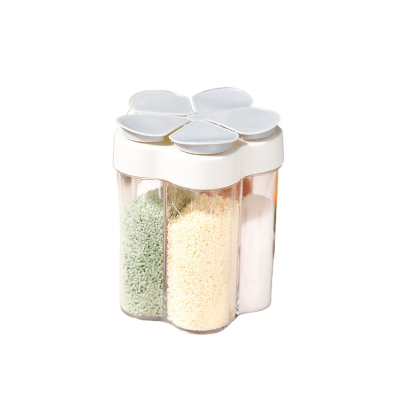 Buy Seasoning Bottle 5in1 Transparent Multigrid Sealed Spacesaving