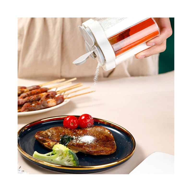 Buy Seasoning Bottle 5in1 Transparent Multigrid Sealed Spacesaving