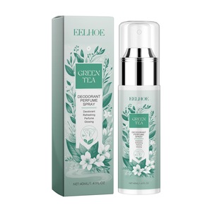 EELHOE Green Tea Deodorant Perfume Spray, Reduce Armpit Odor Sports Sweat Odor Body Refreshing Fragrance Spray