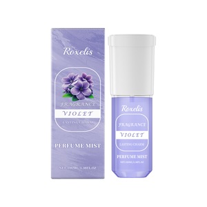 Roxelis Violet Perfume Exudes Charm Lasting Fragrance Portable Elegant Fresh Exudes Niche Body Perfume Spray