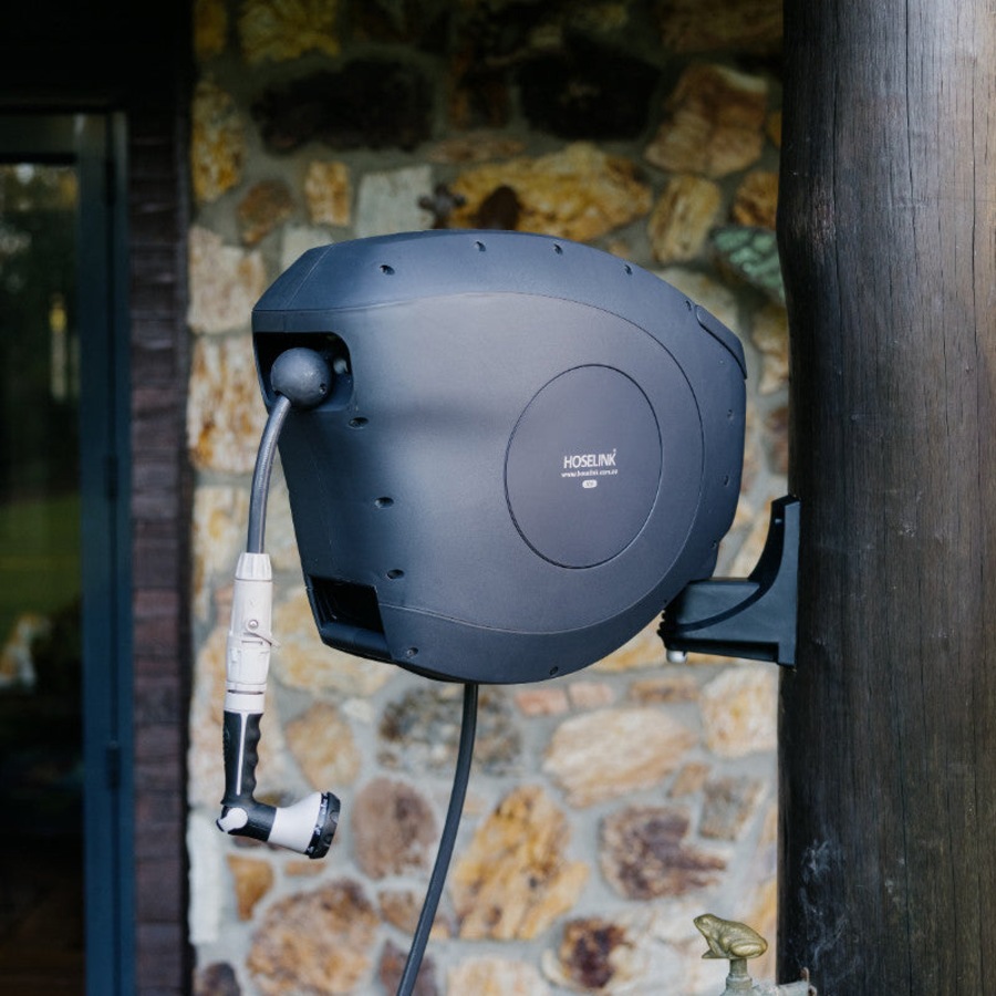 Classic 30m Retractable Hose Reel - Charcoal