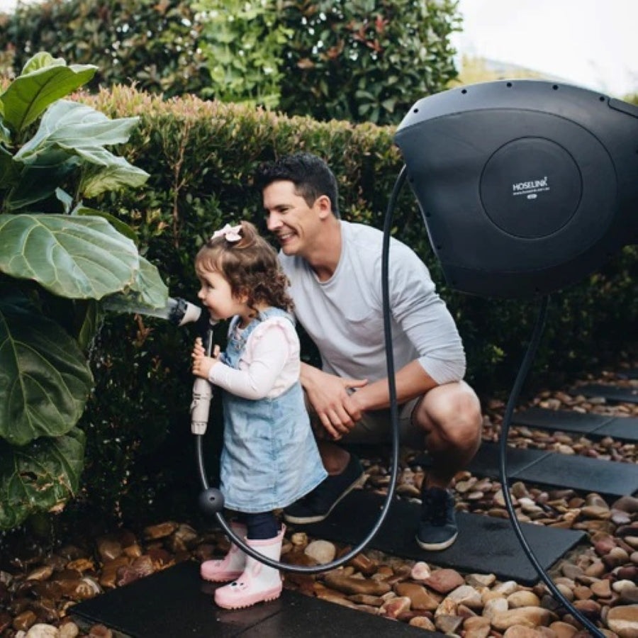 Classic 30m Retractable Hose Reel - Charcoal