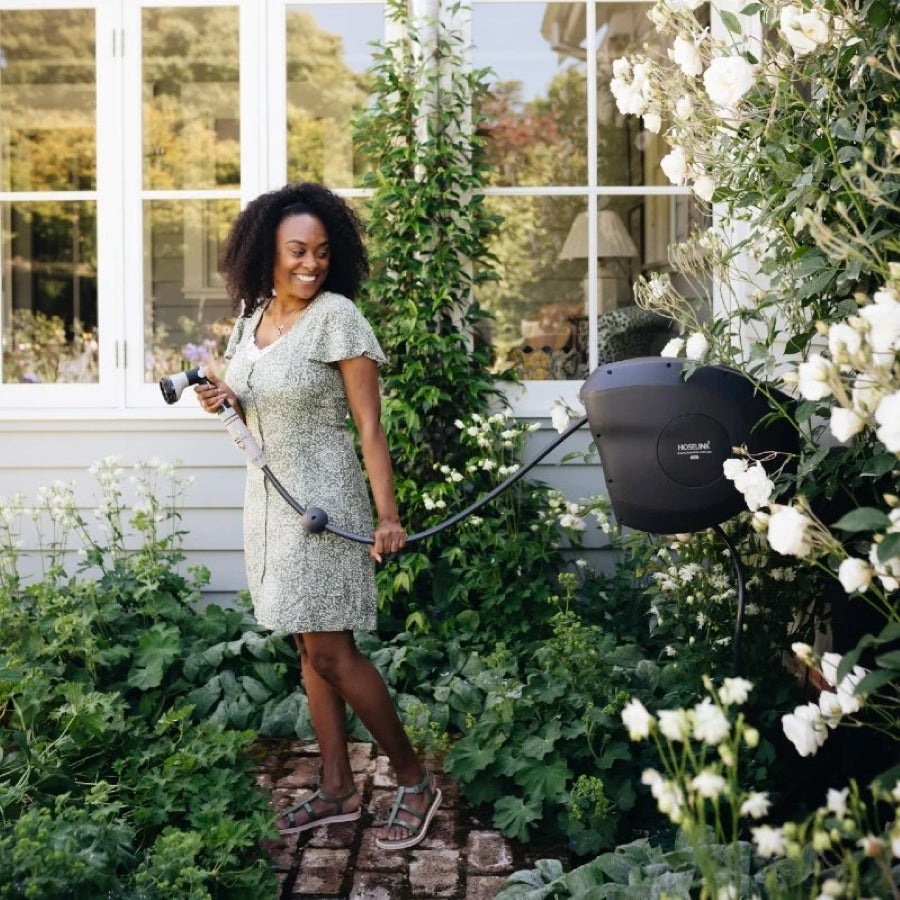 Classic 30m Retractable Hose Reel - Charcoal