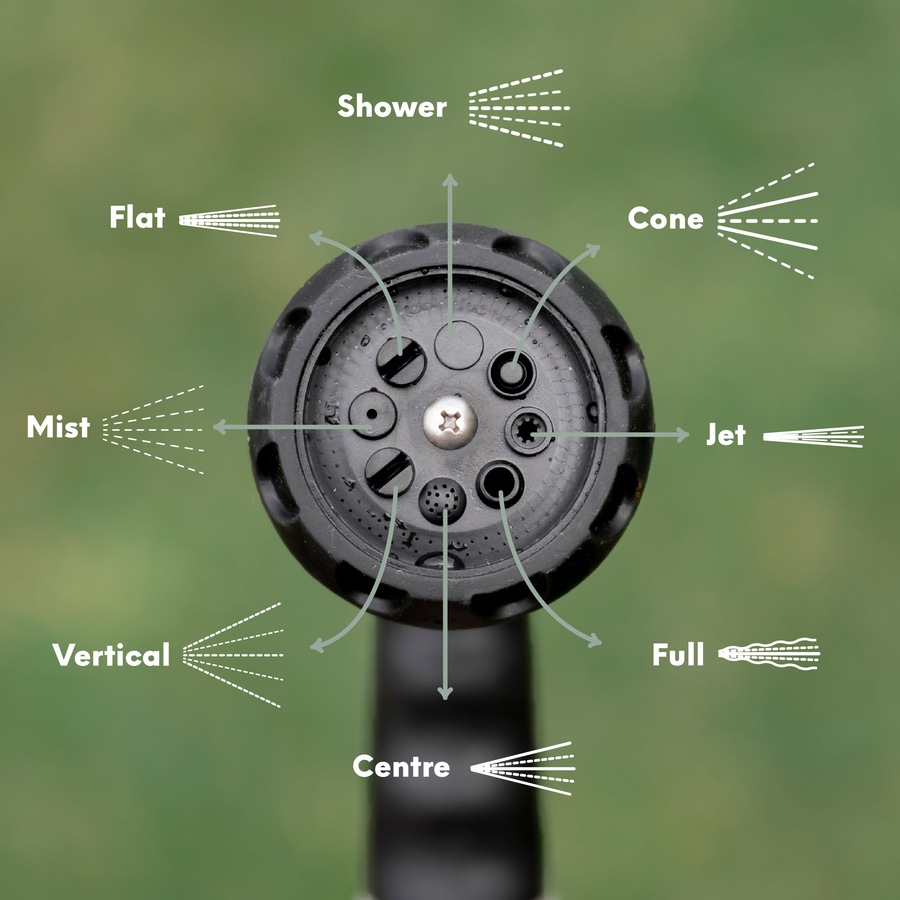 Classic 30m Retractable Hose Reel - Charcoal