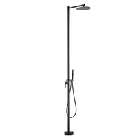 Outdoor Wall-Mounted Shower Column with Hot & Cold Water