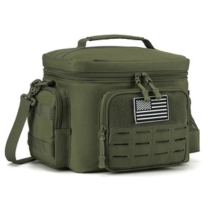 Tactical Lunch Box Heavy Duty Cooler Bag (Green)