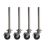 Mobile Aluminium Scaffold - 6 inch Adjustable Castor Wheel