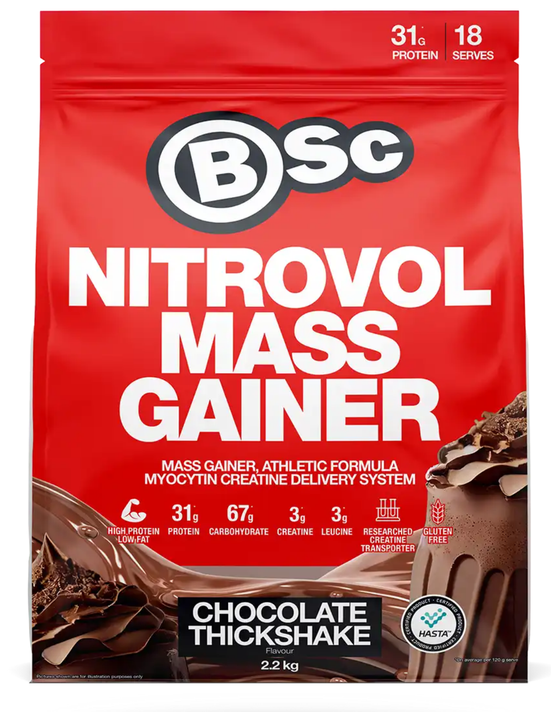 Body Science Nitrovol Mass Gainer Australia