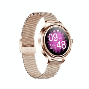 1.09 Inch Hd Colour Screen Bluetooth 5.0 Ip68 Waterproof Smart Watch Sleep & Heart Rate Monitor Blood Oxygen Tracking Steel Strap