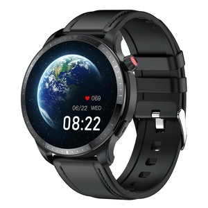 1.39 Inch Ip67 Waterproof Leather Band Smart Watch Supports Bluetooth Call / Blood Oxygen / Body Temperature Monitoring