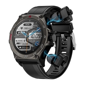 1.53 Inch Ip67 Bt5.0 Sport Smart Watch With Earbuds Support Bluetooth Call / Sleep / Blood Oxygen / Heart Rate / Blood Pressure Health Monitor