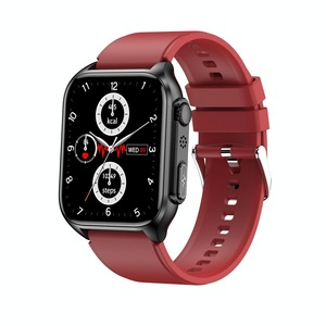1.96 Inch Ip67 Waterproof Silicone Band Smart Watch Supports Ecg / Remote Families Care / Bluetooth Call / Body Temperature Monitoring