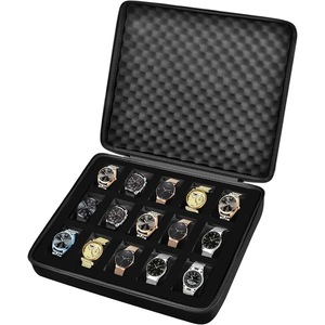15 Slot Watch Box For Men Fits Wristwatches Smart Watches Up To 42Mm