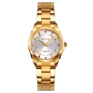 Waterproof Quartz Women Watch with Rhinestone Steel Strap - Delicate and Creative