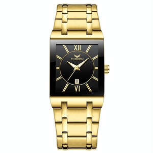 Waterproof Square Men Watch with Calendar - 50m