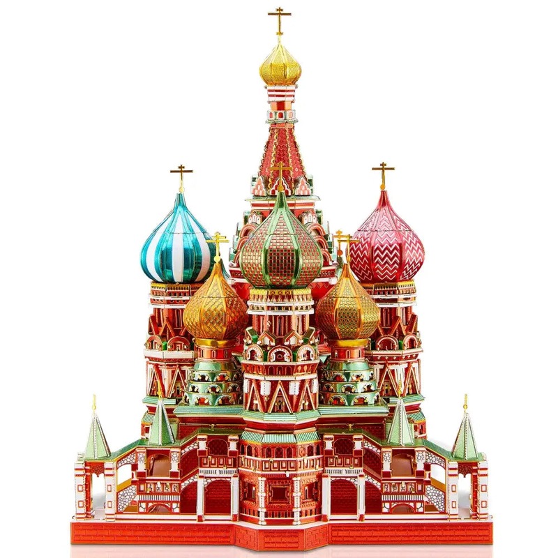 Buy 3d Metal Puzzle Model Building Kitssaint Basil's Cathedral Jigsaw