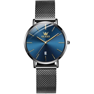 Waterproof Women Quartz Watch with Steel Strap