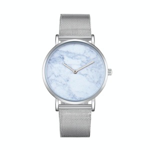 Stylish Men Quartz Watch with Stainless Steel Band - Round Dial Silver Alloy Case