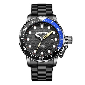 Waterproof Luminous Men Watch with Steel Strap - Multifunctional Quartz
