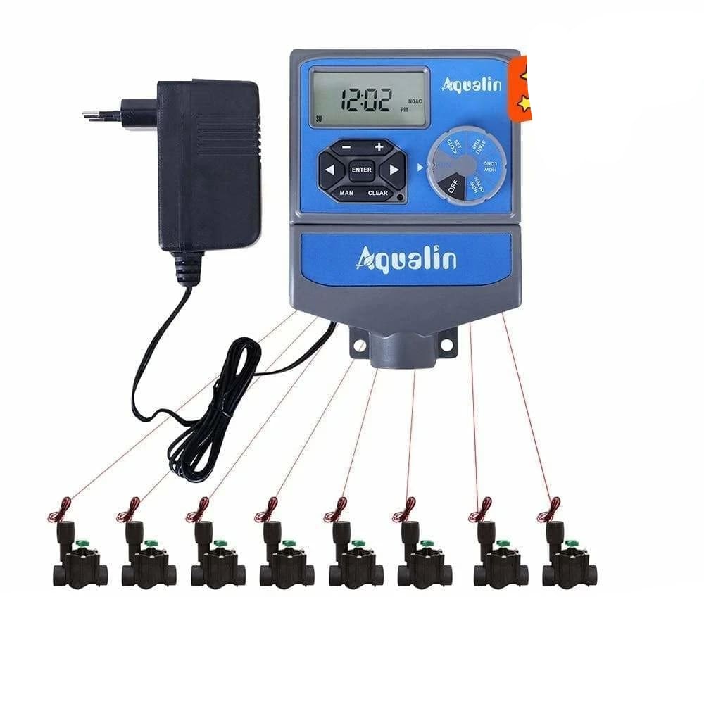 Buy 8 Stations Automatic Controller Timer Watering System - MyDeal ...