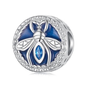 925 Sterling Silver Bee Charm For Diy Jewelry