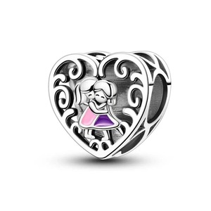925 Sterling Silver Forever Sisters Charms Fits Bracelets & Necklaces Diy Jewelry For Women