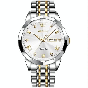 Waterproof Quartz Watch for Men with Luminous Dial